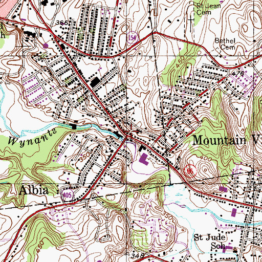 Topographic Map of Holy Cross Armenian Apostolic Church, NY