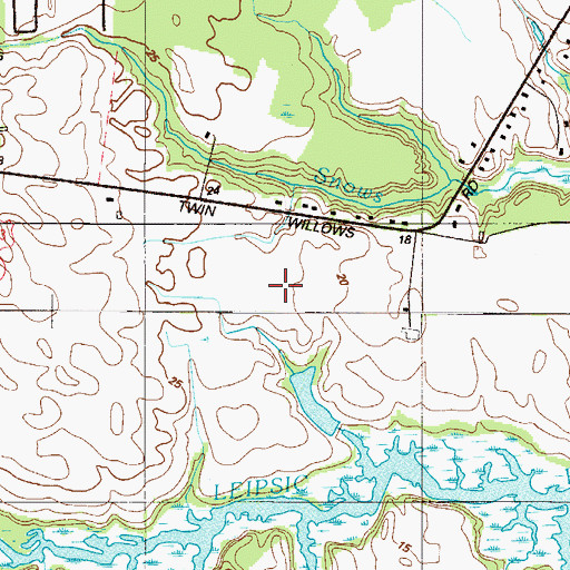 Topographic Map of Maplehurst, DE