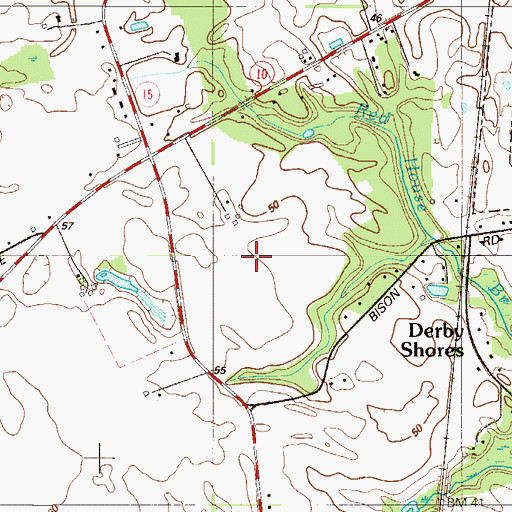 Topographic Map of Wynn Wood, DE