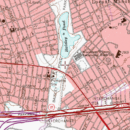 Topographic Map of South Green, NY