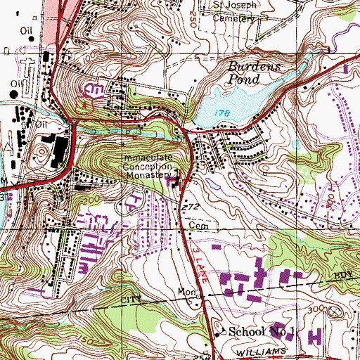 Topographic Map of Hy Rosenblum Administration Center, NY