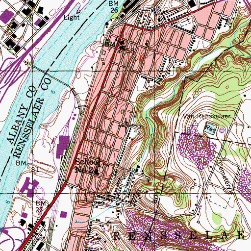 Topographic Map of Episcopal Church of the Redeemer, NY