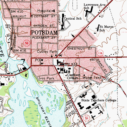 Topographic Map of Congdon House, NY