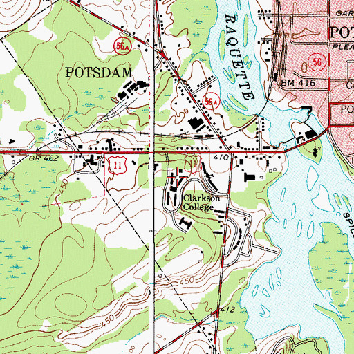 Topographic Map of Ross House, NY