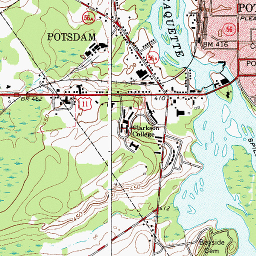 Topographic Map of Reynolds House, NY