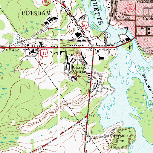 Topographic Map of Moore House, NY
