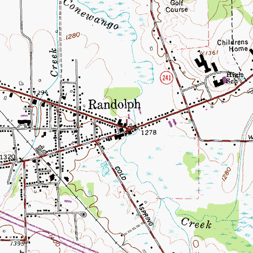 Topographic Map of Legion Park, NY