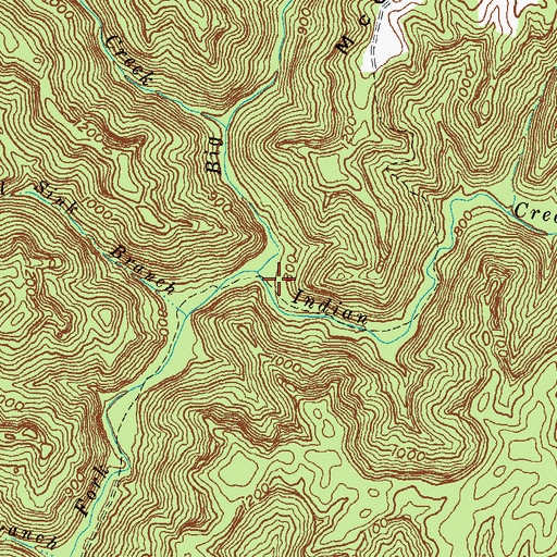 Topographic Map of Apperson Post Office (historical), KY