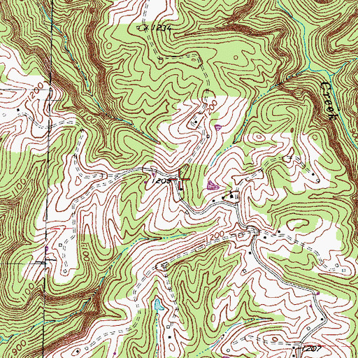 Topographic Map of Igo School (historical), KY