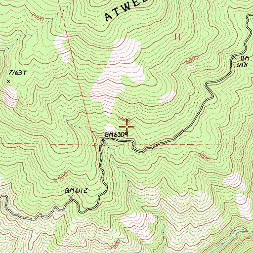 Topographic Map of Camp Conifer, CA