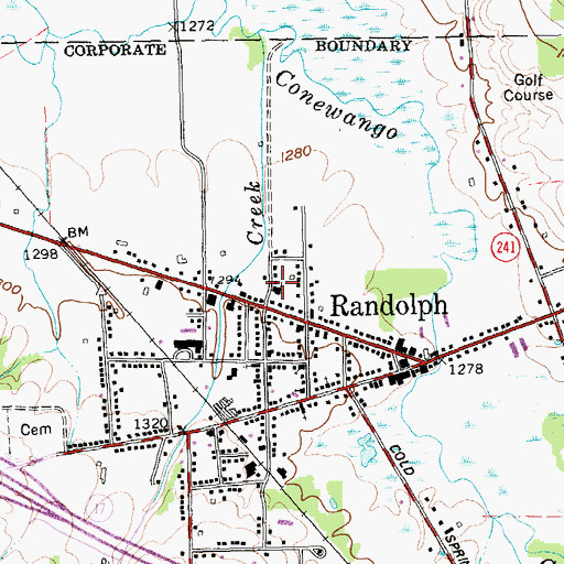 Topographic Map of Seventh Day Adventist Church, NY