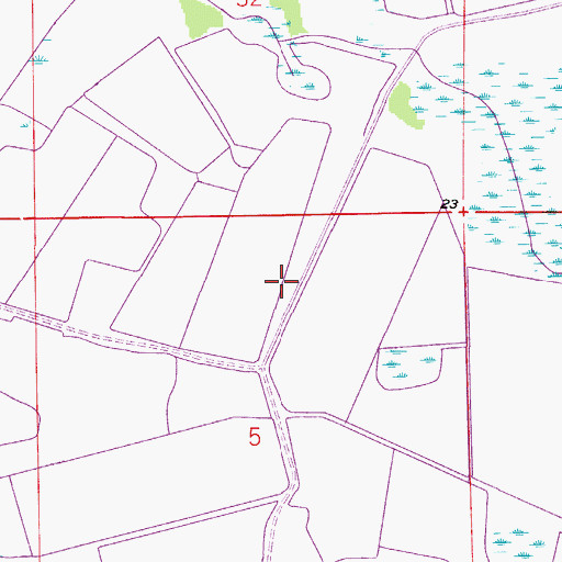 Topographic Map of Ave Maria University Library, FL
