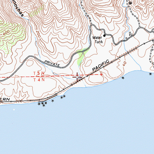 Topographic Map of Caada De Las Panochas, CA