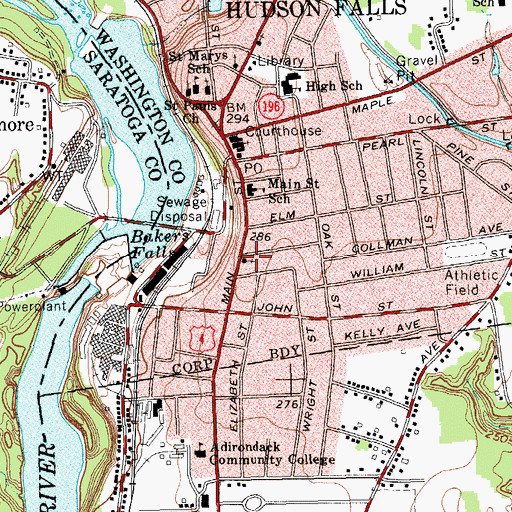 Topographic Map of Advent Christian Church, NY