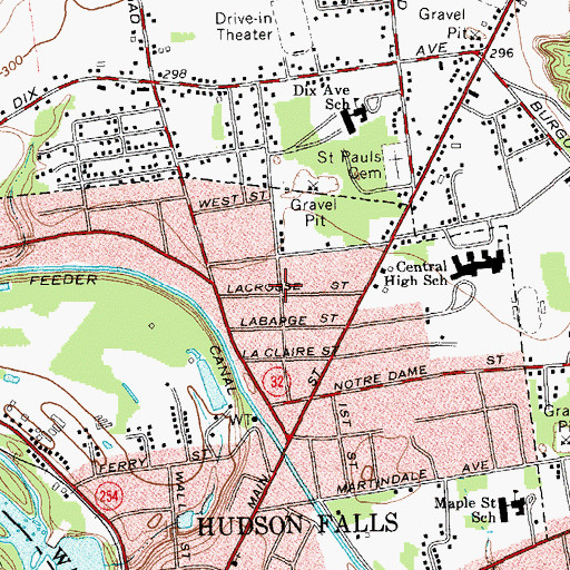 Topographic Map of Gospel Lighthouse Church, NY