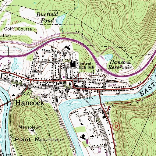 Topographic Map of Emory Methodist Church, NY