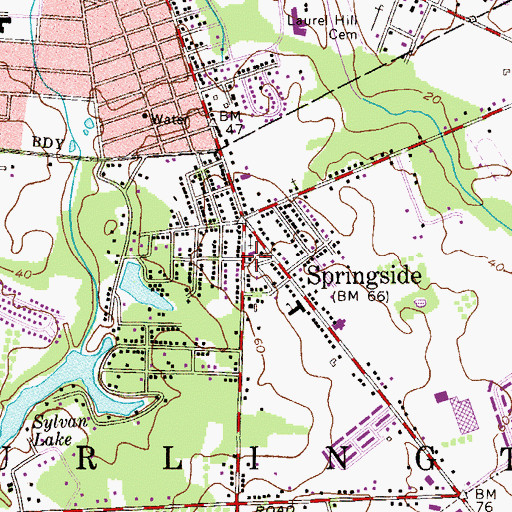 Topographic Map of Endeavor Emergency Squad, Inc, NJ