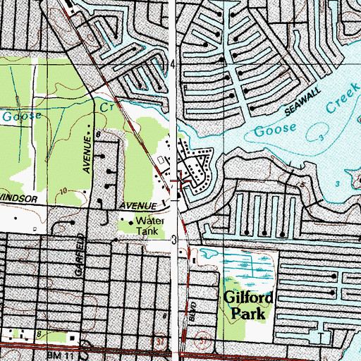 Topographic Map of Dover Township Fire Department East Dover Fire Company 4 Station 28, NJ