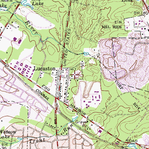 Topographic Map of Lindenwold Fire Company 3, NJ