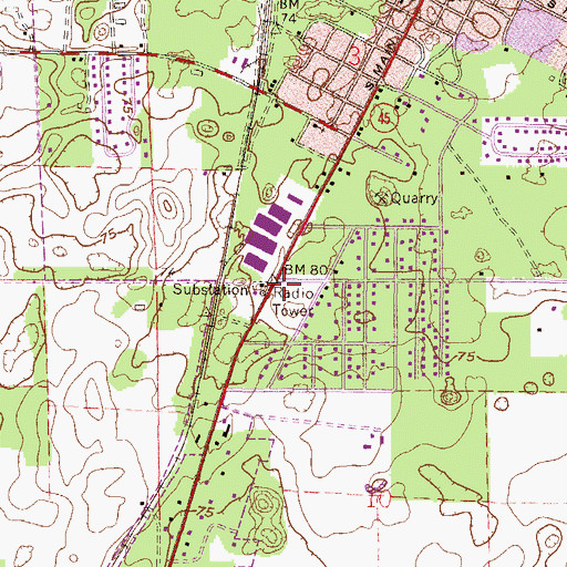 Topographic Map of Church of Jesus Christ of Latter Day Saints, FL