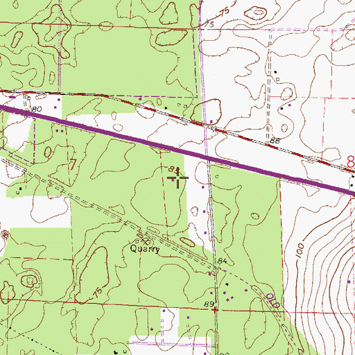 Topographic Map of Impact Family Church of High Springs, FL