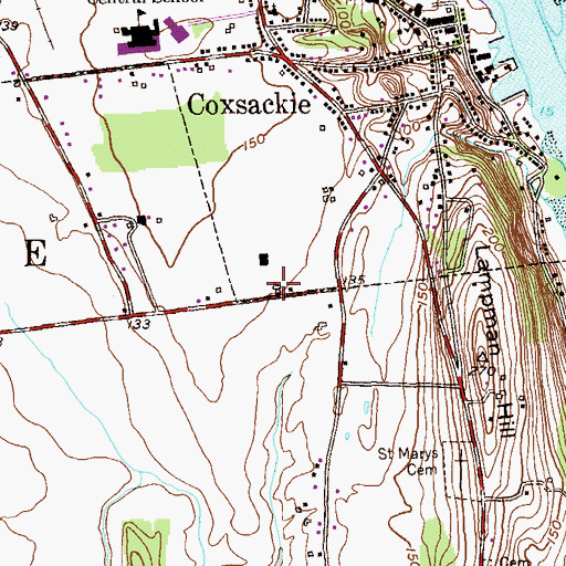Topographic Map of Ideal Poultry Farm, NY