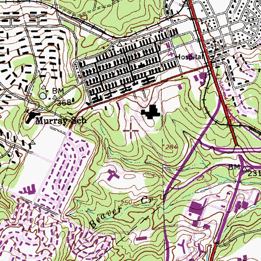 Topographic Map of Fort Bragg Census Designated Place (historical), NC