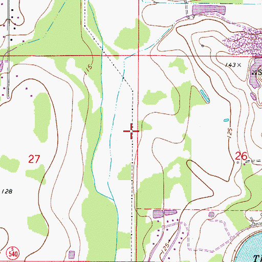 Topographic Map of Jan Phyl Village Census Designated Place, FL