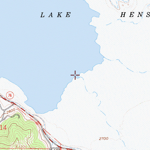 Topographic Map of Carrista Creek, CA
