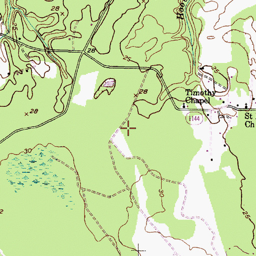 Topographic Map of Brices Creek Census Designated Place, NC