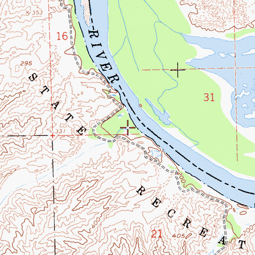 Topographic Map of Carrizo Wash, CA