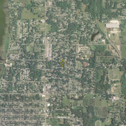 Aerial/Satellite Image of Combee Settlement Census Designated Place, FL