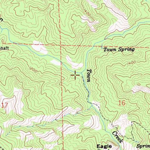 Topographic Map of Carrol Canyon, CA