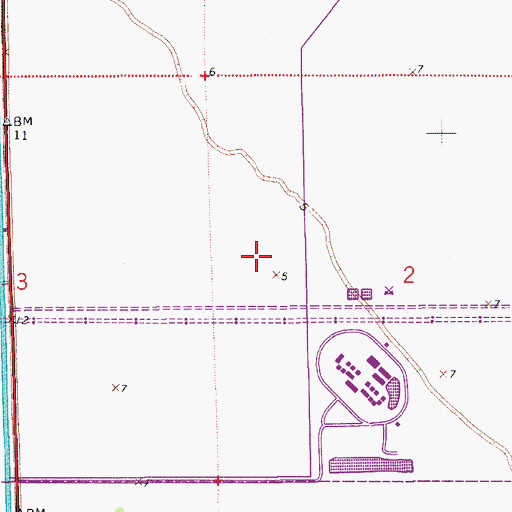 Topographic Map of Country Estates Census Designated Place (historical), FL