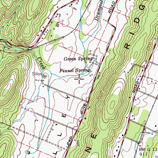Topographic Map of South Cleveland Census Designated Place, TN