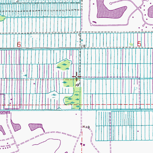 Topographic Map of Whisper Walk Census Designated Place, FL