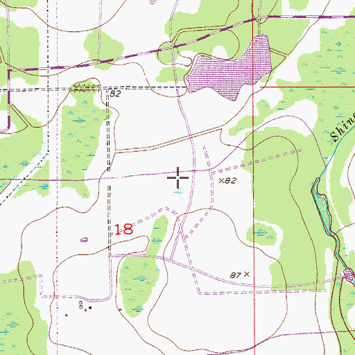 Topographic Map of Williamsburg Census Designated Place, FL