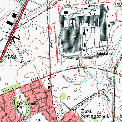 Topographic Map of City of Alcoa, TN