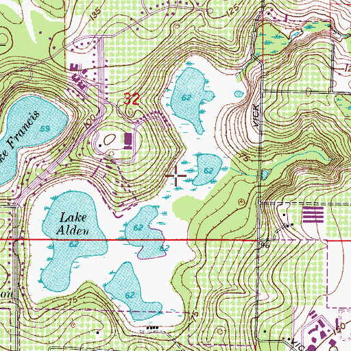 Topographic Map of City of Apopka, FL