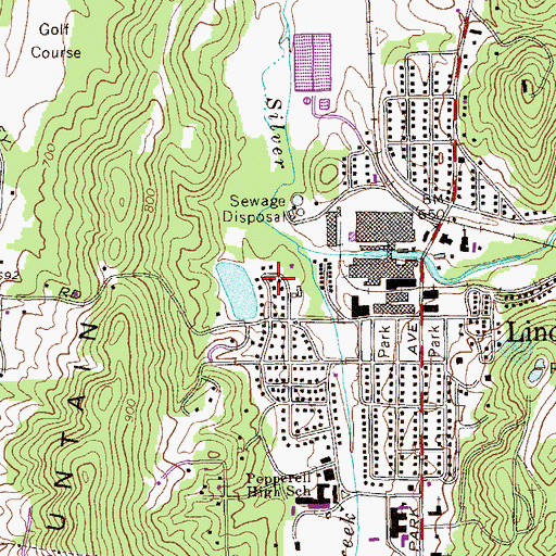 Topographic Map of Lindale Census Designated Place, GA