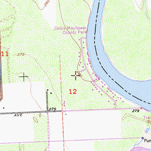 Topographic Map of Granite Point, AZ