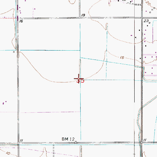 Topographic Map of Prien Census Designated Place, LA