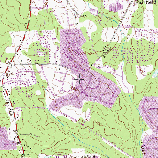 Topographic Map of Redan Census Designated Place, GA