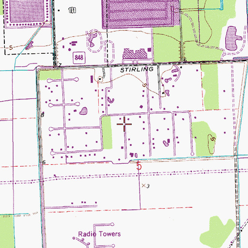 Topographic Map of Royal Palm Ranches Census Designated Place (historical), FL