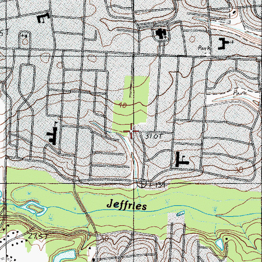 Topographic Map of City of Florence, SC