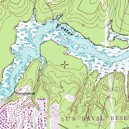 Topographic Map of City of Goose Creek, SC