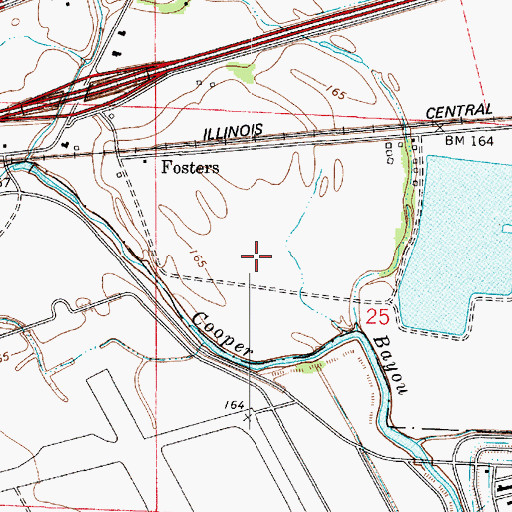 Topographic Map of City of Bossier City, LA
