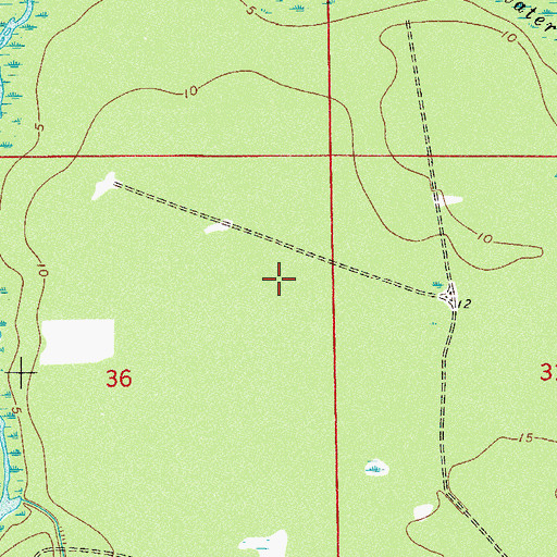Topographic Map of City of Bunnell, FL