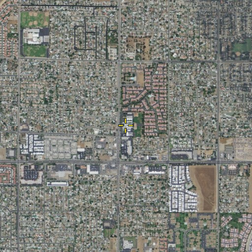Aerial/Satellite Image of Central Elementary School, CA