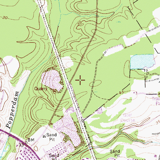 Topographic Map of City of North Charleston, SC